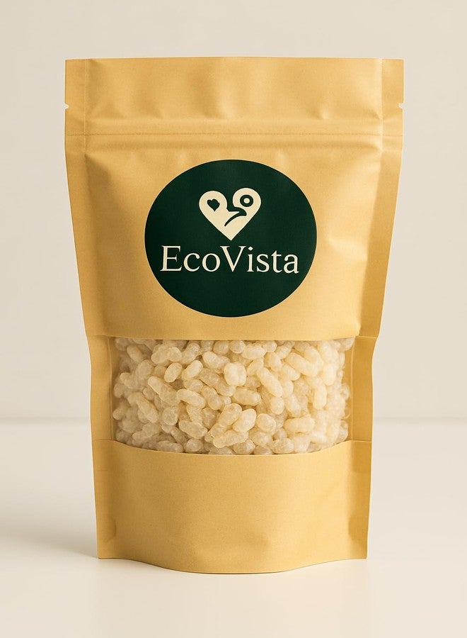 ECOVISTA White Copal Tree Sap Gum Incense - Premium Grade A Indian Dammar Resin | 100% Pure Natural Organic Copal Blanco | Sacred Aroma for Meditation, Cleansing & Wellness | 8 oz - Image 1