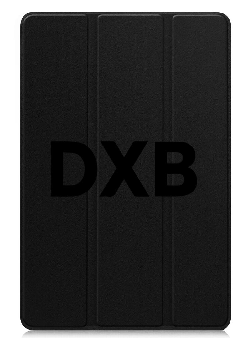 Theodor Protective Flip Case For Huawei MatePad SE 11 (2024) With Trifold Stand Auto Wake Sleep Shockproof Cover DXB Black - Image 1