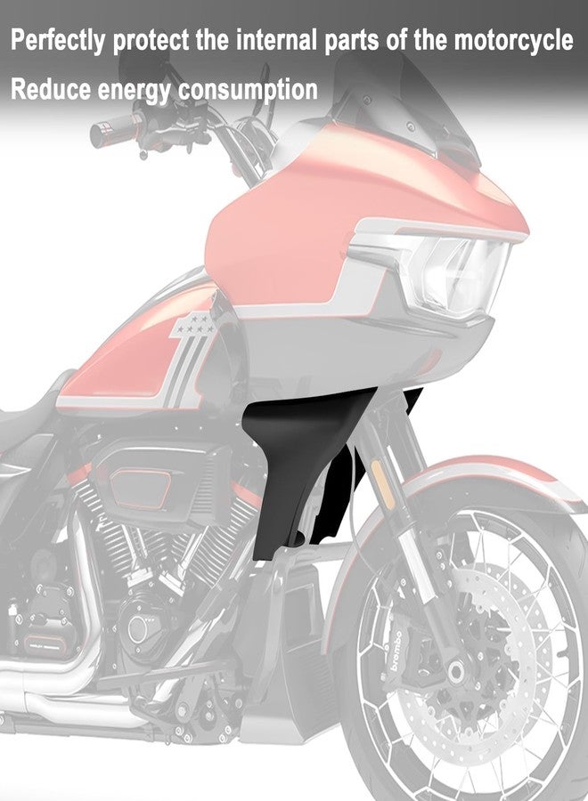 psler دعامة تثبيت لوحة غطاء المحرك الجانبي - دعامة تثبيت لوحة غطاء المحرك من PSLER، ملحقات دراجات نارية لطرازات Touring CVO Road Glide ST FLTRXSTSE FLTRXSE 2023-2024 (أسود لامع) - Image 5