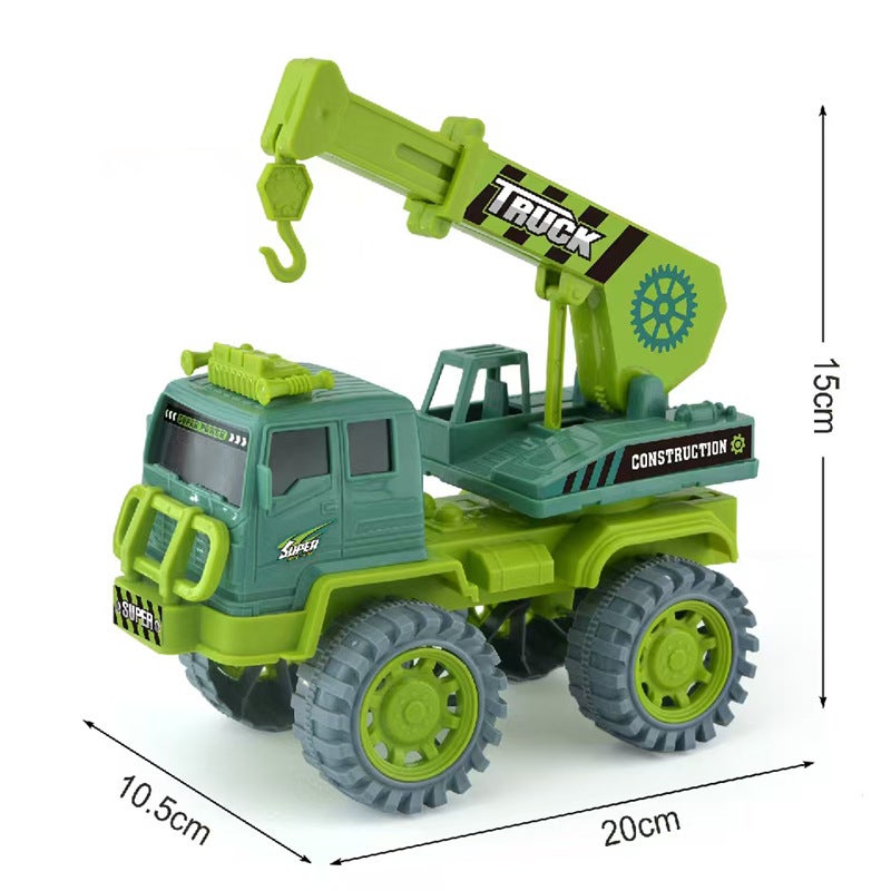 Children'S Large Simulation Engineering Car Digger Mixer Dumper Boy Beach Drop-Resistant Toy Car Stall - Image 1