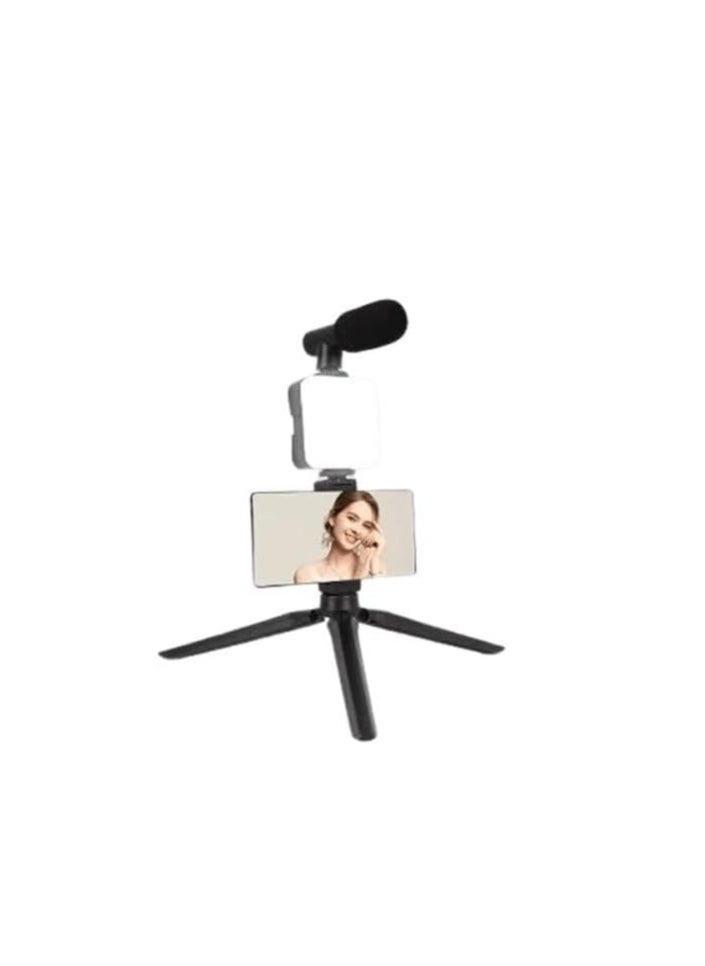 PLOKAMA - PK-773 Video Maker Includes One Microphone, Remote Control, Useful Fixed LED Light - Image 1