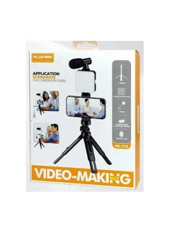 PLOKAMA PK-773 Video Maker Includes One Microphone, Remote Control, Useful Fixed LED Light  - Image 4