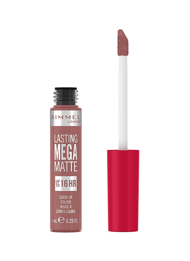 RIMMEL LONDON أحمر شفاه سائل يدوم طويلاً ميجا مات 709 بدون حمالات  - Image 1