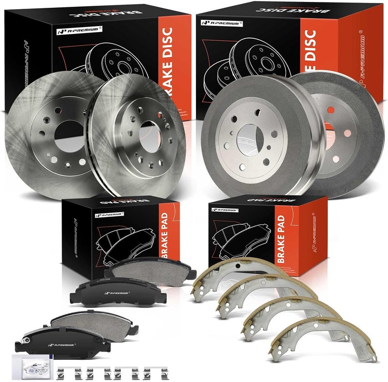 A-Premium Brake Rotors and Pads Set for Chevrolet Silverado 1500 - Image 1