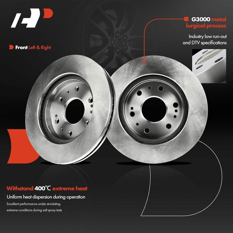 A-Premium Brake Rotors and Pads Set for Chevrolet Silverado 1500 - Image 5