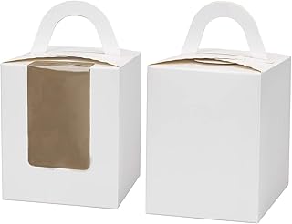 KUPOO Cupcake BoxesÃ¯Â¼Å’30pcs Single Cupcake Boxes Individual Cupcake Pastry ContainersÃ¯Â¼Å’Single Cupcake Carrier - Image 1