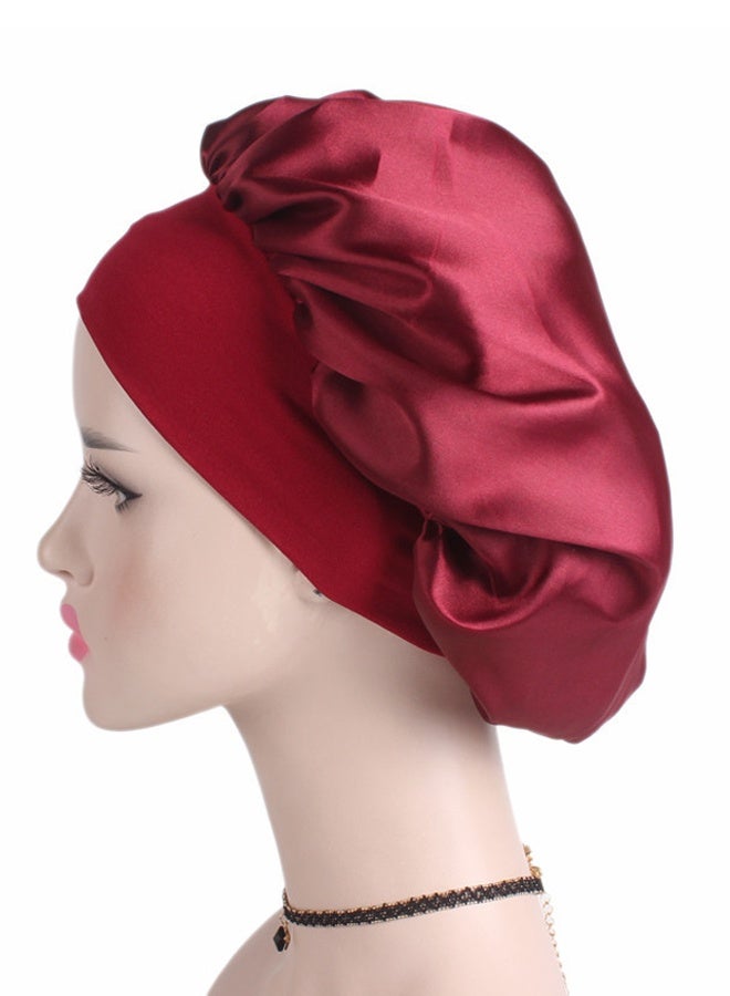GUSGU 4 Pack Satin Bonnet Silk Hair Bonnet for Sleeping, Hair Sleep Bonnets for Women, Large Wide Soft Band Sleep Cap for Curly Hair Braids ﻿ - Image 4