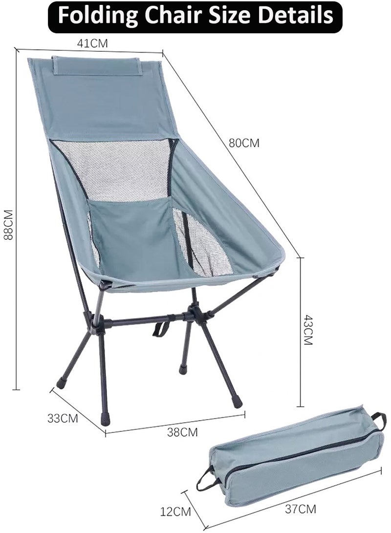 New Folding Chair Portable Camping Chair For Outdoor Activities, Trips, Beach And Picnics - Outdoor Seating Chair with Bag For Convenient Carry And Store, Relax Anywhere Ultimate Outdoor Companion  - Image 5