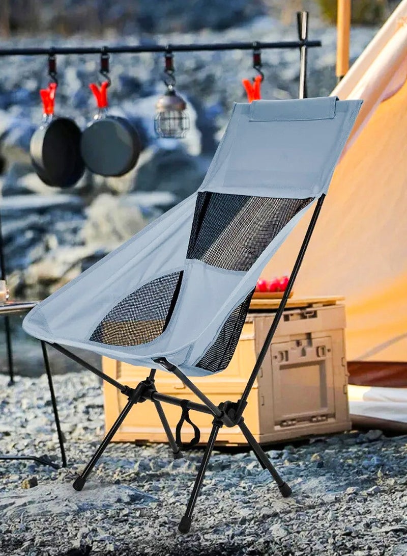 New Folding Chair Portable Camping Chair For Outdoor Activities, Trips, Beach And Picnics - Outdoor Seating Chair with Bag For Convenient Carry And Store, Relax Anywhere Ultimate Outdoor Companion  - Image 4