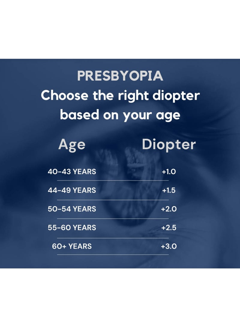 Booma Opticals NAOMI-C7 +3.00 Reading Glasses for Women, +3.0 Presbyopia Magnification Eyeglasses, Lightweight, Stylish Clear Transparent Cat Eye Frame, Computer Eyestrain Relief - Image 4