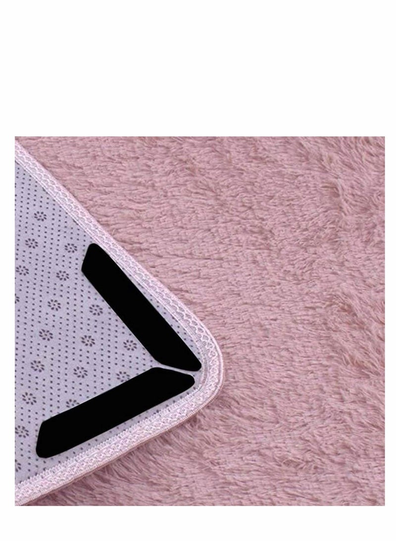 SOLARAE Anti Slip Rug Grips for Carpet 8 PCS Grippers Rugs, Wooden Floors, Laminate Tiled Floors - Image 4