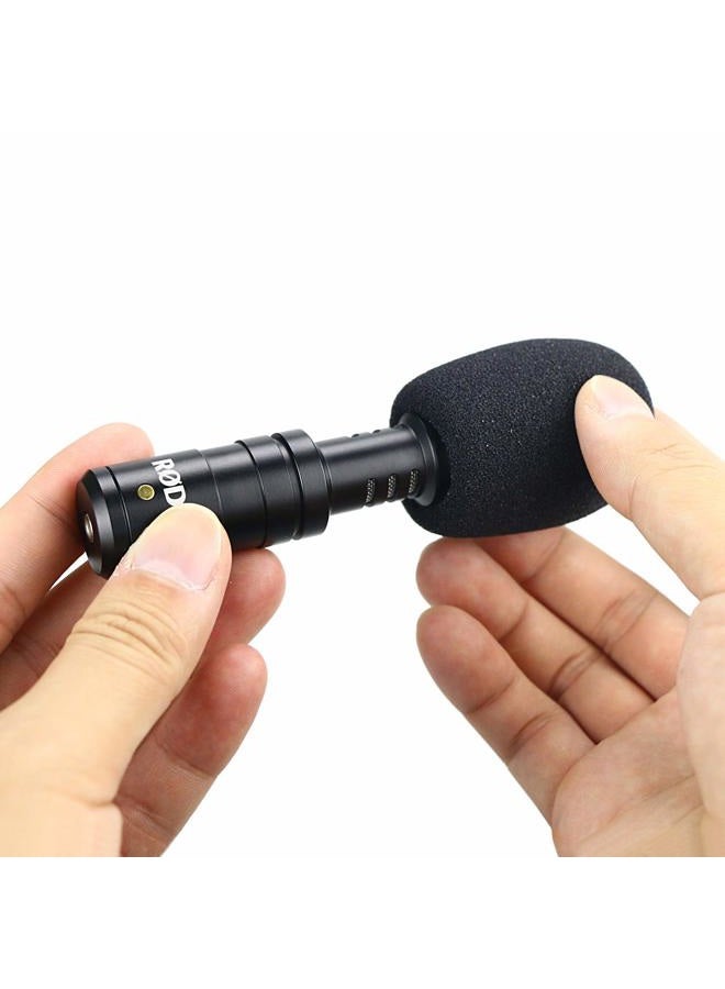 SUNMON VideoMicro Windscreen Foam Cover, Windscreen Pop Filter for Rode VideoMicro Me Mini-Shotgun Microphone (2 Pack) - Image 5