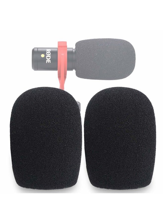SUNMON VideoMicro Windscreen Foam Cover, Windscreen Pop Filter for Rode VideoMicro Me Mini-Shotgun Microphone (2 Pack) - Image 1