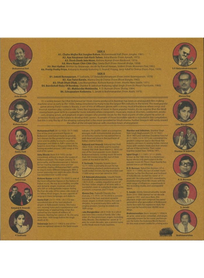 Vinyl Bollywood Nuggets Vinyl  - Various Artists - Image 2