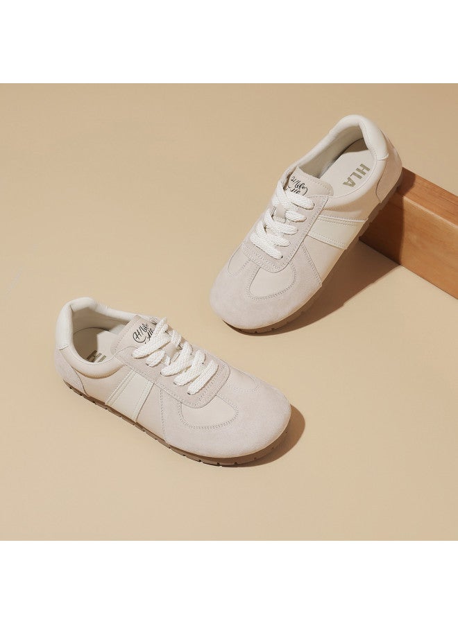 HLA Women's Shoes Casual Shoes Fashion Versatile German Training Shoes Women's Shoes Retro Patchwork Women's Casual Shoes - Image 5