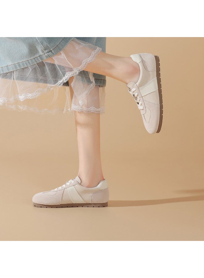 HLA Women's Shoes Casual Shoes Fashion Versatile German Training Shoes Women's Shoes Retro Patchwork Women's Casual Shoes - Image 2