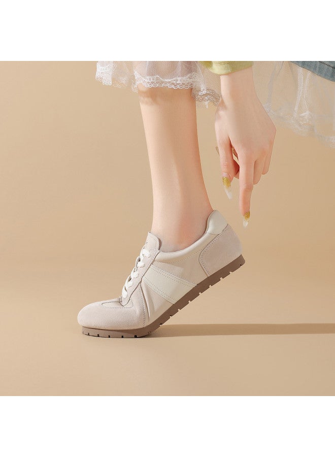 HLA Women's Shoes Casual Shoes Fashion Versatile German Training Shoes Women's Shoes Retro Patchwork Women's Casual Shoes - Image 4