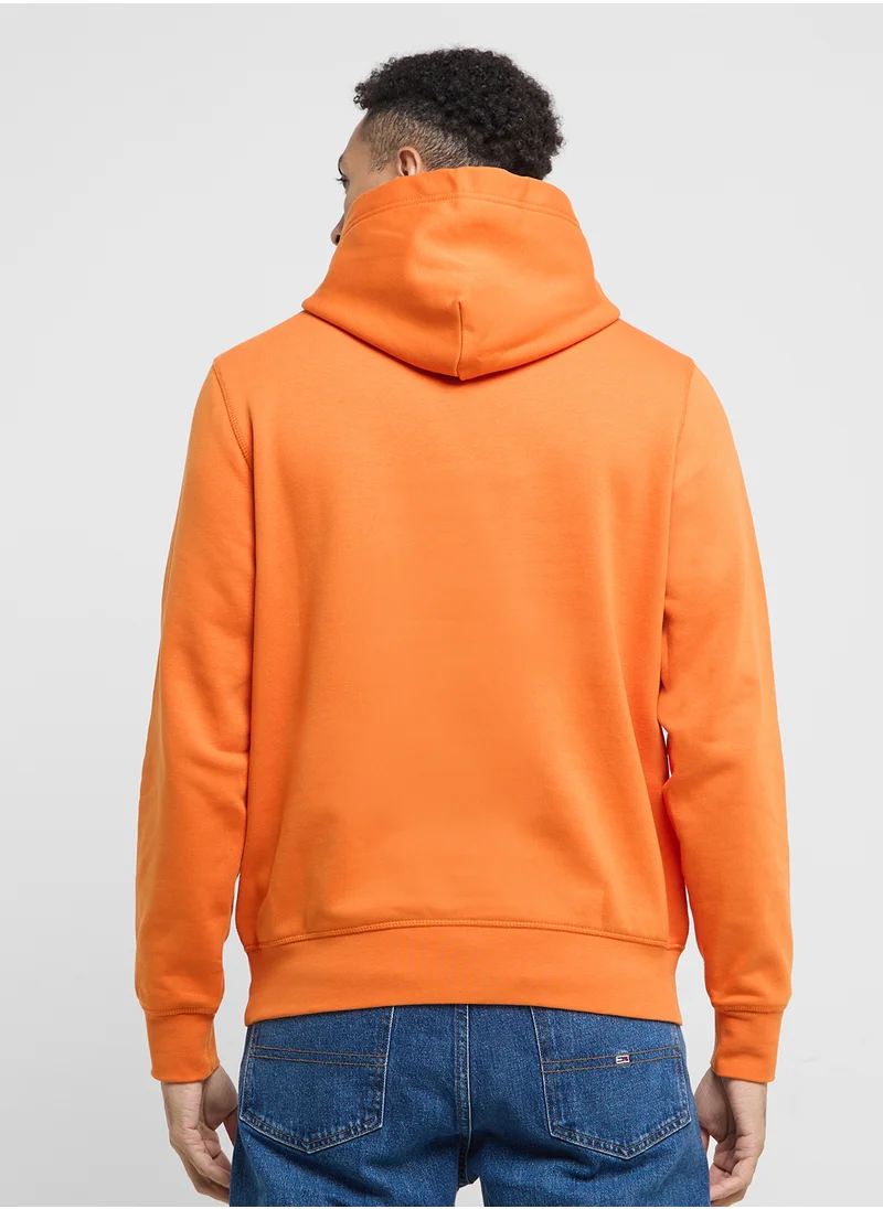 TOMMY HILFIGER Logo Pocket Detail Hoodie