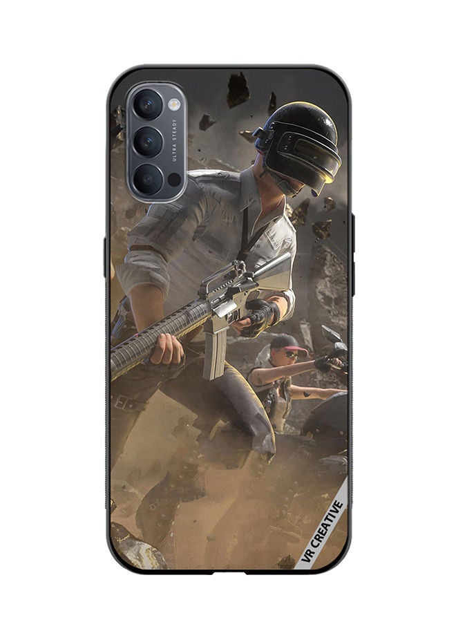 VR CREATIVE Protective Case Cover For Oppo Reno4 Pro 5G Pubg Design Multicolour - Image 1