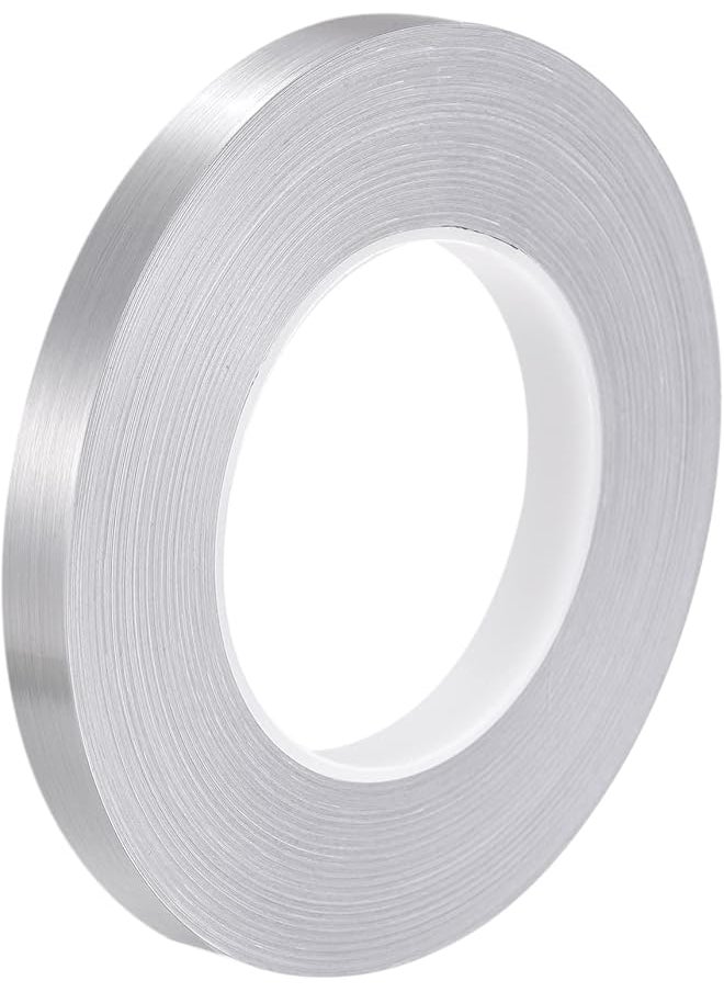 erorex - Foil Self Adhesive Tile Sticker Decoration Gap Sealing Tape Strip 1 2 Inch X 55 Yards For Wall Floor Ceiling Furniture Edge Diy Home Decor Decal Silver Tone - Image 1
