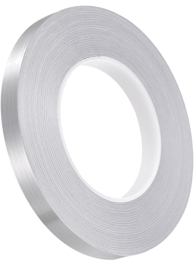 erorex - Foil Self Adhesive Tile Sticker Decoration Gap Sealing Tape Strip 1 2 Inch X 55 Yards For Wall Floor Ceiling Furniture Edge Diy Home Decor Decal Silver Tone - Image 1