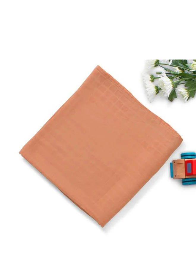 Anvi Baby Organic Bamboo Muslin Swaddle Wrap-Just Peachy