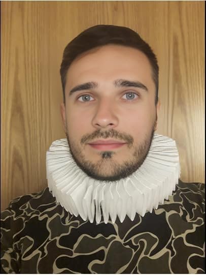 GRACEART Renaissance Elizabethan Ruffle Neck Collar white - Image 2