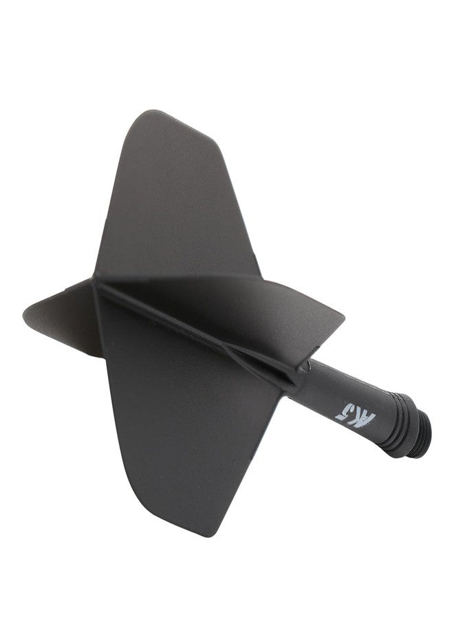 CUESOUL 6 Pieces ROST AK5 Integrated Dart Shaft and Dart Flights Black - Image 4