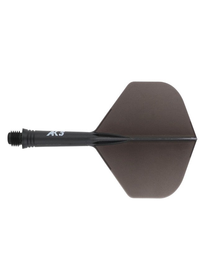 CUESOUL 6 Pieces ROST AK5 Integrated Dart Shaft and Dart Flights Black - Image 2