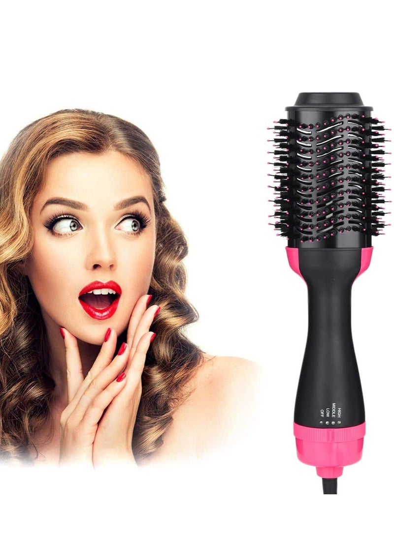 ELTRAZONE One Step Hair Dryer and Volumizer, Meraif 3 in 1 Hot Air Brush Hair Dryer Brush Anti-scald Negative Ion Hair Straightener Brush Comb Curler Styler for All Hair Types - Image 1