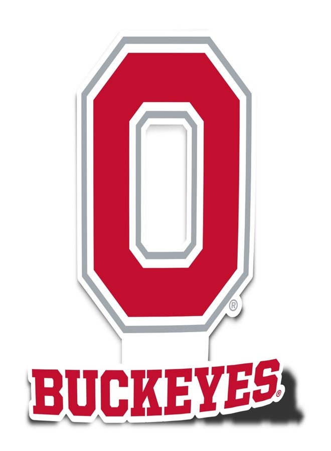 Desert Cactus The Ohio State University Sticker OSU Buckeyes Vinyl Decal Laptop Water Bottle Car Scrapbook (IND 139) - Image 1