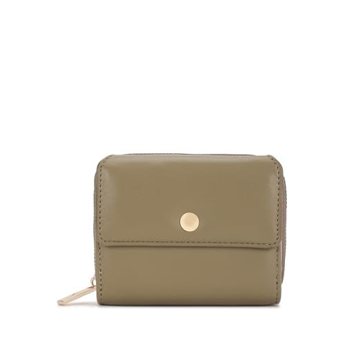 Fastrack Women's Mini Organizer Wallet | Flap Closure, Tri-Fold Design, Zip Coin Pocket, Card & Cash Slots | Compact & Organized | 6 Months Warranty - Image 1