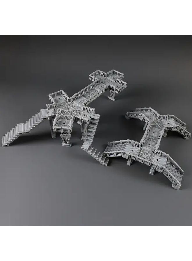 Sci Fi Terrain Set With Modular Walkways For RPGs And Tabletop Games - Image 2