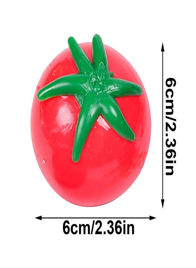 Ekan Tomato Balls Stress Relief Squishy Stress Reliever Toys for Kids Adults Set of 2 - Image 2