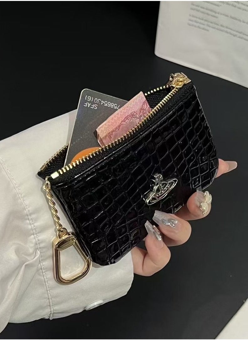 Vivienne Westwood Planet Premium Card Holder Fashion Organ Bag Coin Purse 