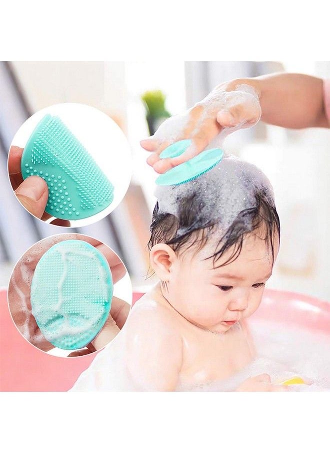 Brushman - Facial Cleansing Brushsoft Silicone Face Scrubberfacial Exfoliation Scrub For Massage Pore Cleansing Blackhead Removing Deep Scrubbing For All Kinds Of Skins (2Edpink+Purple) - Image 1