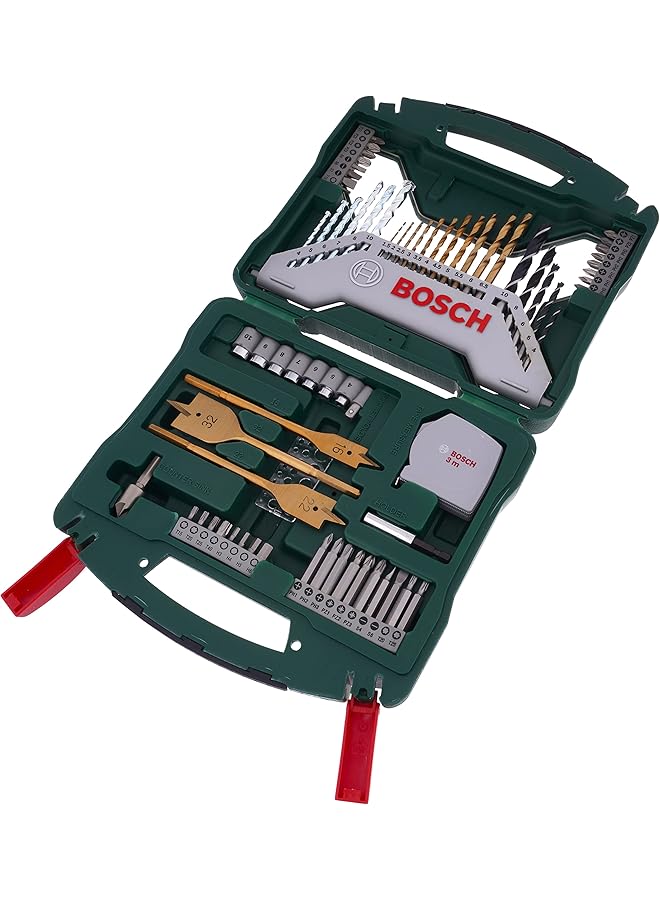 BOSCH 2607017197 70Pcs Drill Bits And Screwdriver Set - Image 1