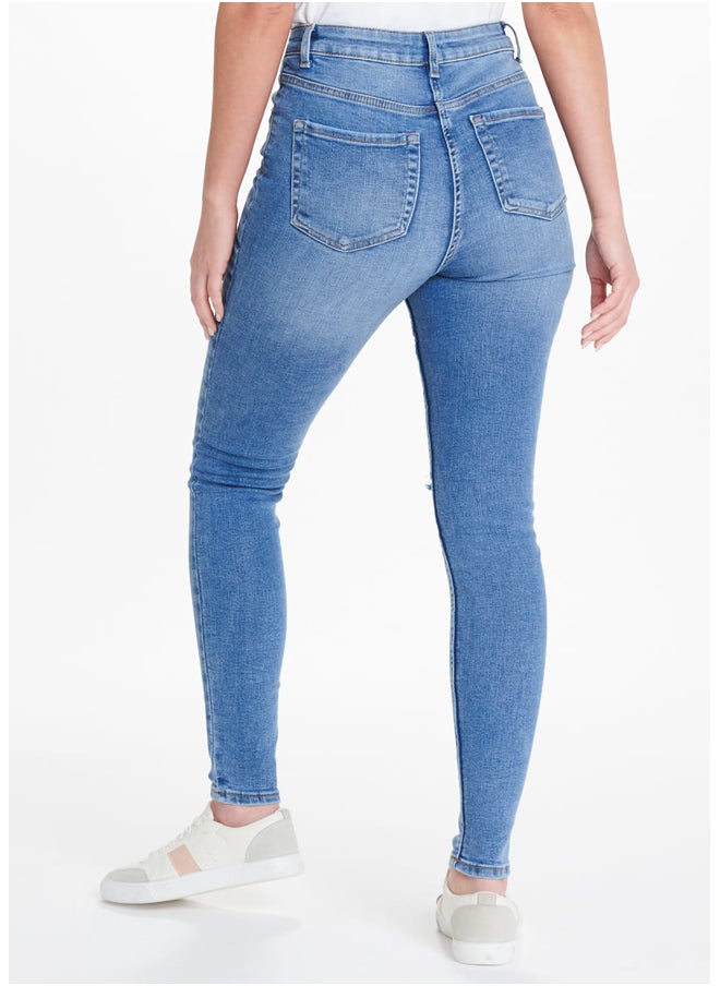 Matalan April Light Wash Super Skinny Jeans  - Image 1