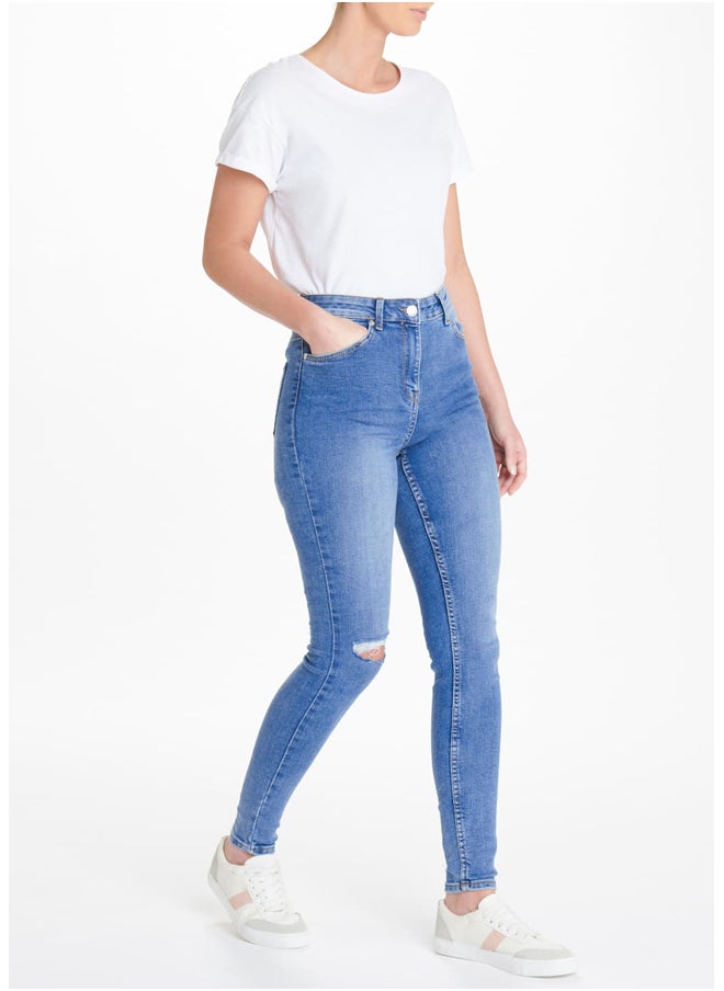 Matalan April Light Wash Super Skinny Jeans  - Image 2