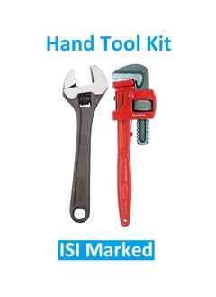 SAURAN SAURAN Adjustable Wrench and Pipe Wrench Set 20 cm and 25 cm  - Image 2