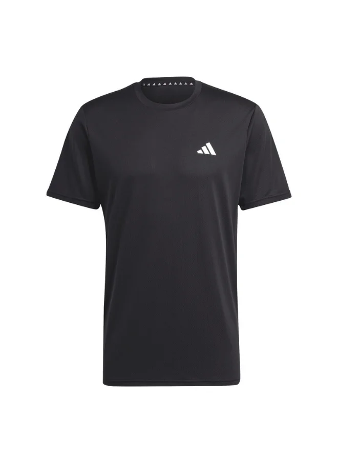 اديداس adidas TR-ES BASE T Black Training T-SHIRTS for Men - XS