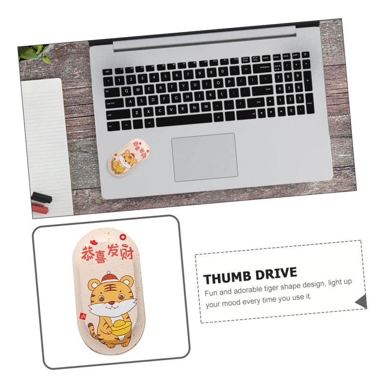 64GB Tiger Design USB Flash Drive Portable Memory Stick For Data Storage Backup - Image 4