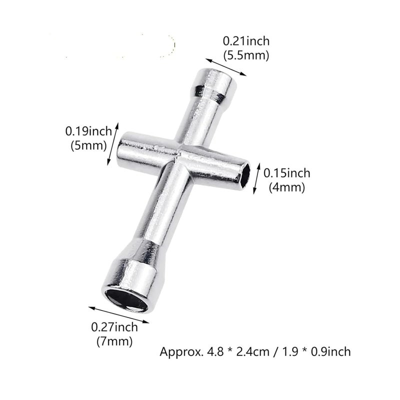 2 قطعة مجموعة أدوات إصلاح طابعة ثلاثية الأبعاد، مجموعة أدوات ربط براغي M2 M2.5 M3 M4 لفتحة E3D - Image 5