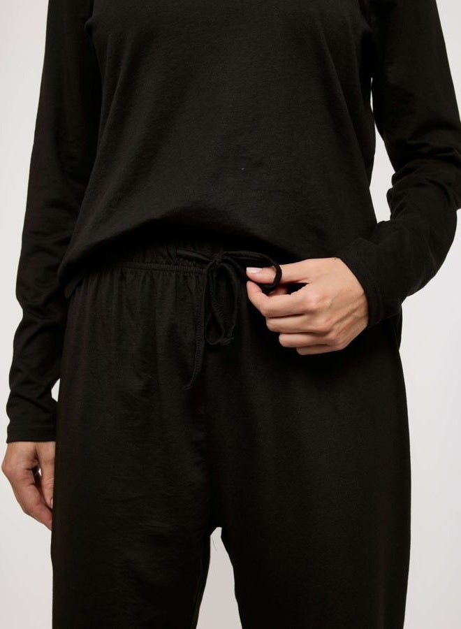 REALESSENTIALS 2 Pack Women's Soft Cotton Long Sleeve Pajama Set with Pants - Lounge Sets for Women (Available In Plus), Set 8, S - Image 3