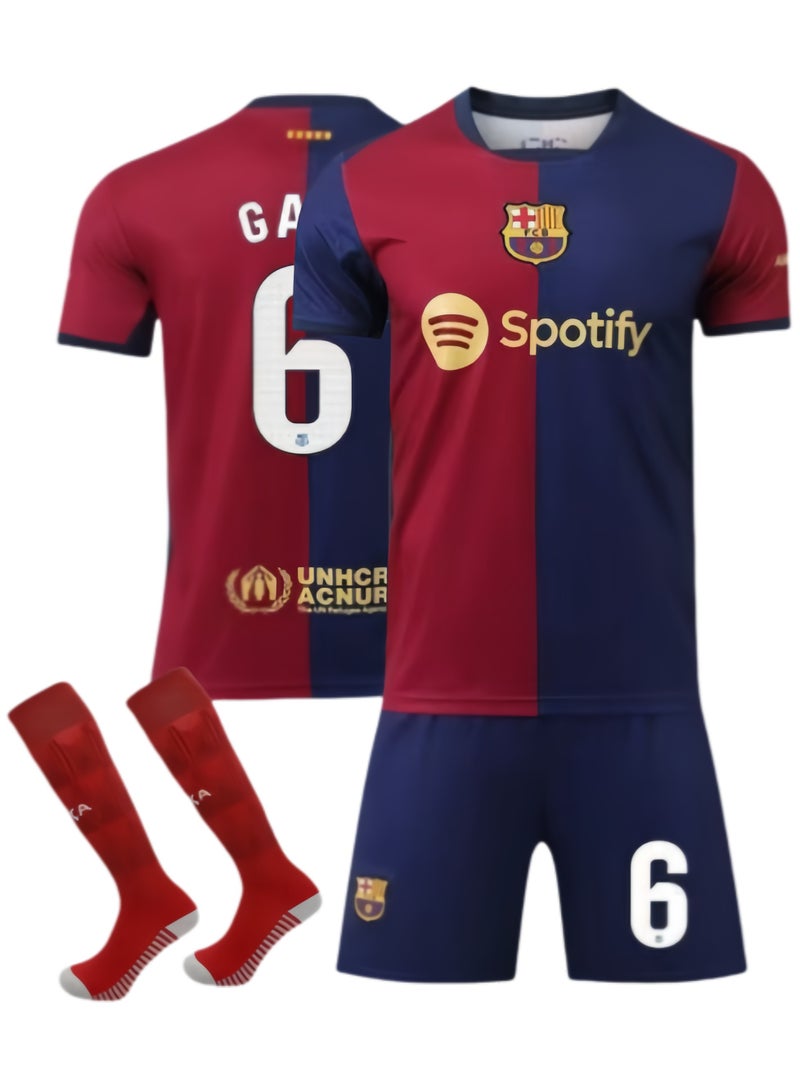 SKT Shiketro Adult Outdoor Sports Suit Size 6 Football Uniform T-shirt Three-piece set  - Image 1