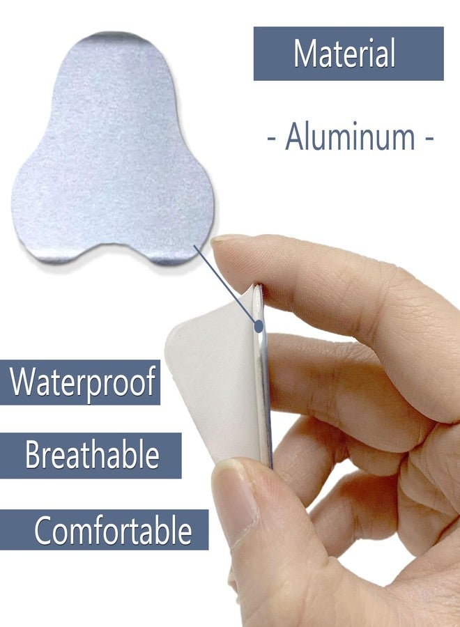 MUROCEA Aluminum Nasal Splints, External Nose Support Protector for Rhinoplasty Septoplasty Sur-gery, Nose Brace Fracture, ENT, Orthopedic Immobilization, Sliver, 5PCS (M) - Image 4