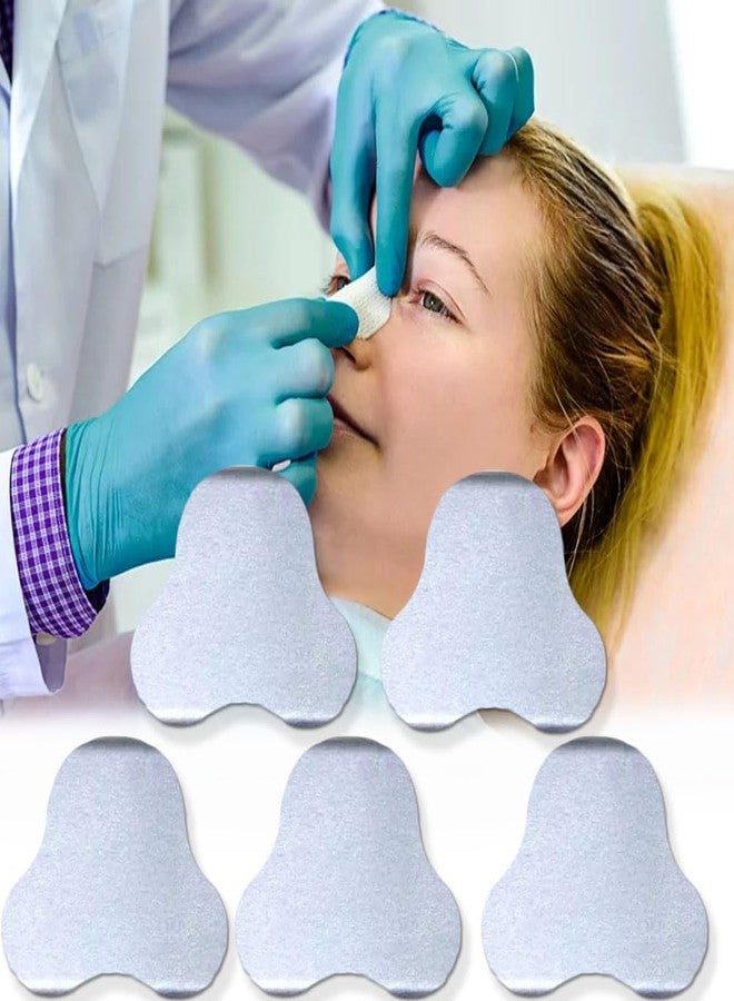 MUROCEA Aluminum Nasal Splints, External Nose Support Protector for Rhinoplasty Septoplasty Sur-gery, Nose Brace Fracture, ENT, Orthopedic Immobilization, Sliver, 5PCS (M) - Image 5
