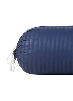 Kuber Industries Kuber Industries Linning Design Cotton Bolster Cover|Ideal Size 16 x 32 Inch|Pack of 2 (Blue)-44KM0159  - Image 3