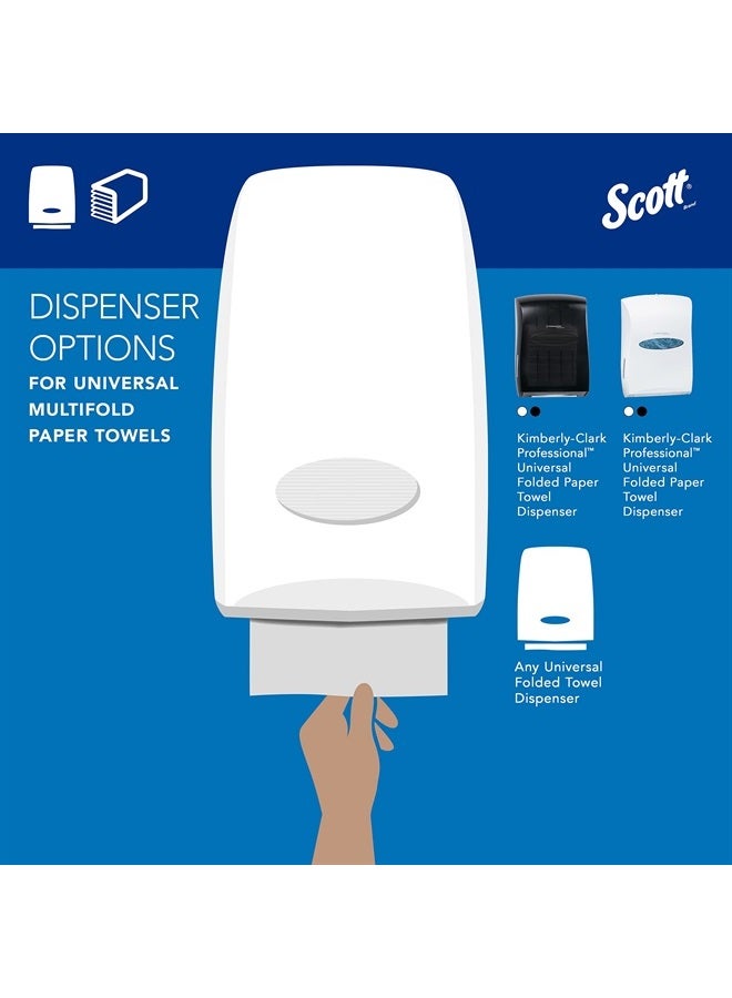 Scott ® Multifold Paper Towels (01804), with Absorbency Pockets™, 9.2" x 9.4" sheets, White, (250 Sheets/Pack, 16 Packs/Case, 4,000 Sheets/Case) - Image 3