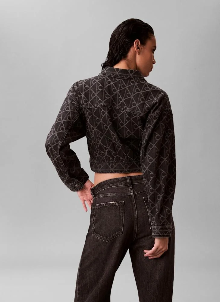 Calvin Klein Jeans All Over Print Denim Jacket
